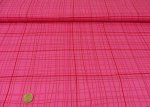 Carolin cotton poplin pink fabric with irregular lines